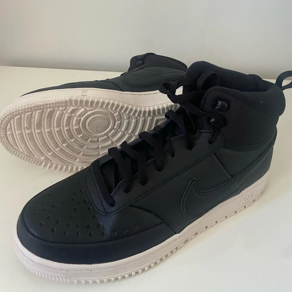 NIB Nike Court Vision Mid Black Phantom Mens Sneakers Size 10 DR7882 002